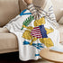 U.S. Virgin Islands Blanket - CaribeHeart Virgin Islands