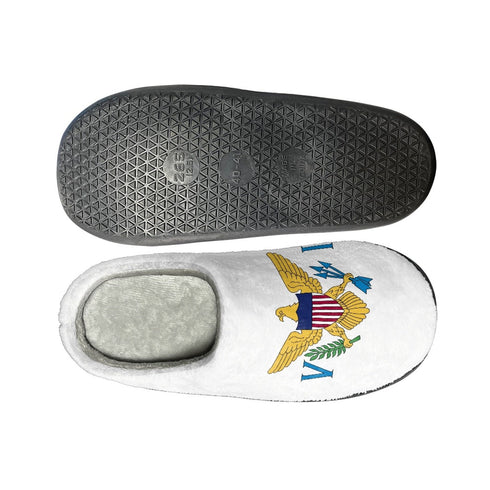 US Virgin Islands Cotton Slippers - CaribeHeart Virgin Islands