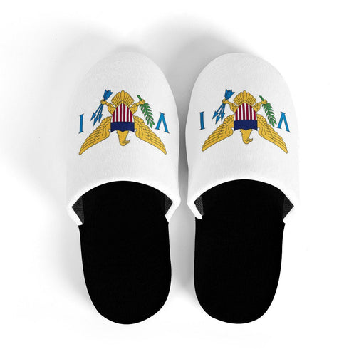U.S Virgin Islands Cozy Slippers - CaribeHeart Virgin Islands