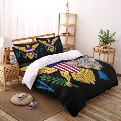 US Virgin Islands Duvet Set - CaribeHeart Virgin Islands