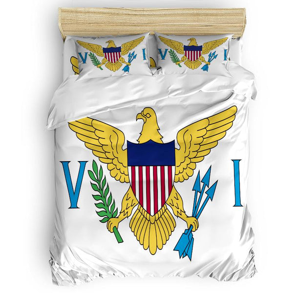 US Virgin Islands Duvet Set - CaribeHeart Virgin Islands