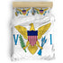 US Virgin Islands Duvet Set - CaribeHeart Virgin Islands