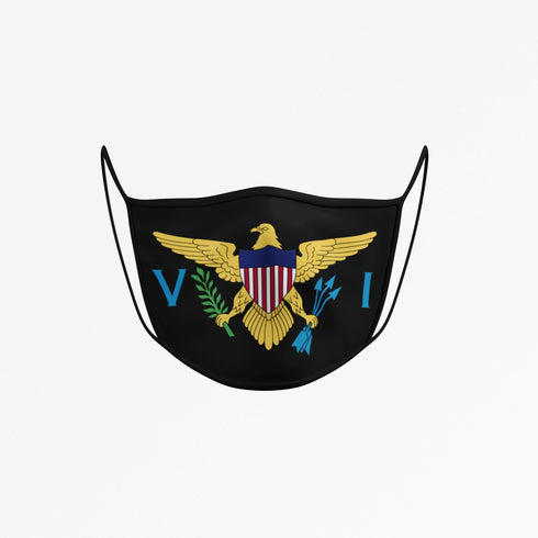 U.S. Virgin Islands Face Covering - CaribeHeart Virgin Islands