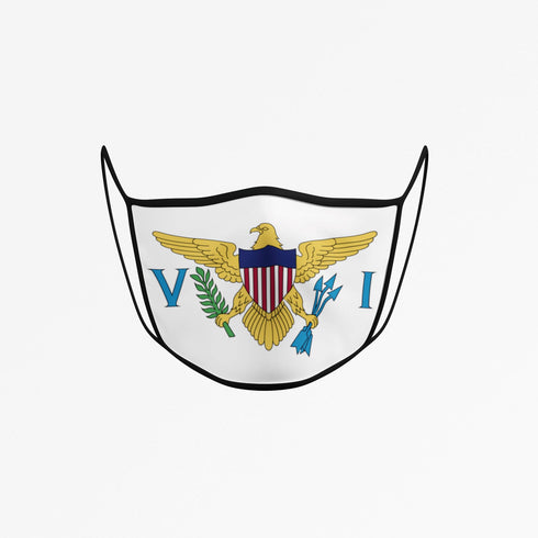 U.S. Virgin Islands Face Covering - CaribeHeart Virgin Islands