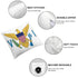 US Virgin Islands Flag Throw Pillow - CaribeHeart Virgin Islands