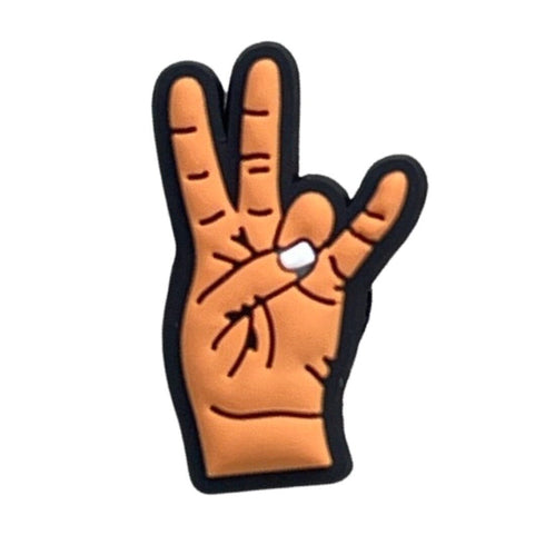 US Virgin Islands Hand Sign Shoe Charm Shoe Charm Virgin Islands