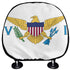 US Virgin Islands Headrest Cover - CaribeHeart Virgin Islands