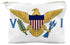U.S. Virgin Islands Make-Up Cosmetic Pouch - CaribeHeart Virgin Islands