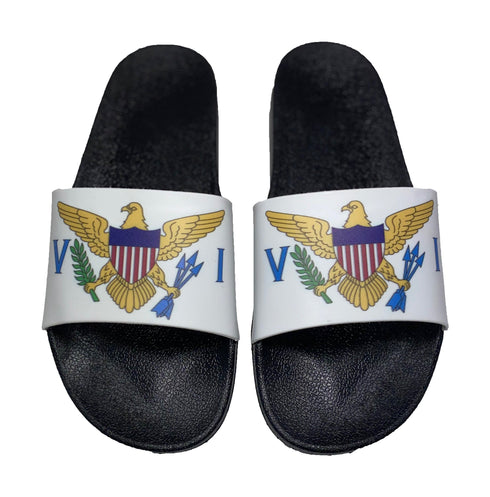 U.S. Virgin Islands Slide Sandals - CaribeHeart Virgin Islands