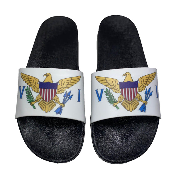 U.S. Virgin Islands Slide Sandals - CaribeHeart Virgin Islands