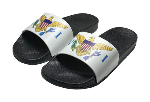 U.S. Virgin Islands Slide Sandals - CaribeHeart Virgin Islands