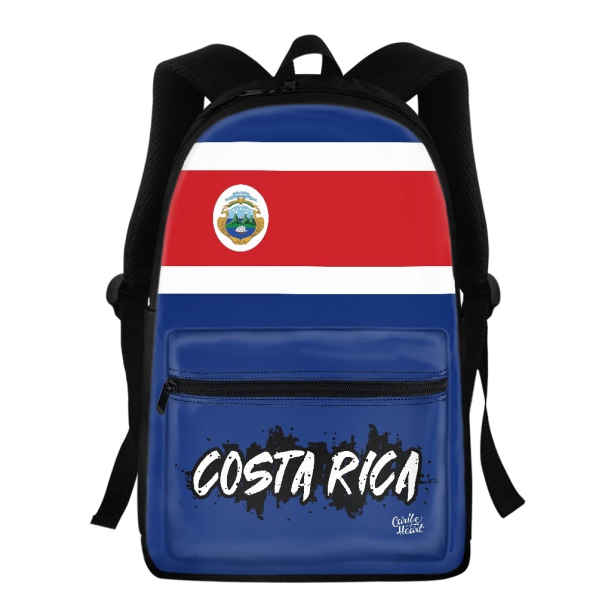 Backpack Building Costa Rica Costa Rica Flag BookBag | CaribeHeart